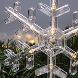 Brilagi LED božićna zavesa 77xLED/3xAA/USB 3,8m pahulje topla bela | Eponuda.com