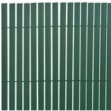 vidaXL dvostrana vrtna ograda PVC 90 x 300 cm zelena | shoptok.hr