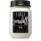 Milkhouse Candle Co. Farmhouse First Snowfall dišeča sveča Mason Jar 369 g