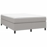  Okvir za krevet s oprugom svjetlosivi 140x200 cm od tkanine | shoptok.hr