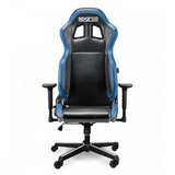 Sparco icon gejmerska stolica crno plava Cene