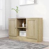 vidaXL Komoda sonoma hrast 120x30,5x70 cm iverna plošča Cene