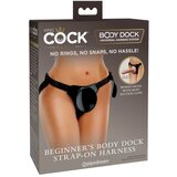 King Cock Elite Beginner&#39;s Body Dock - donji dio na kopču (crni) | shoptok.hr