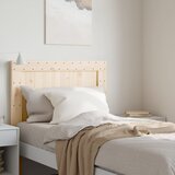 Maison Chic posteljno vzglavje - vzglavna omarica - nočna omarica 100x104 cm trdna borovina, (21704633) | Shoptok.si