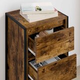  Kreveta Dimni hrast 42 x 36 x 75.5 cm Konstruirano drvo | shoptok.hr