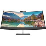 HP Monitor E34m G4 ukrivljen 86,36 cm (34) WQHD, VA 21:9, vgrajeni zvočniki, kamera 40Z26AA | Shoptok.si