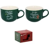 Molarem Home Porculanska šalica božićnog dizajna 490ml - Zelena | shoptok.hr