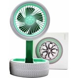  Zložljiv ventilator v obliki pnevmatike z lučko - Zelena Cene