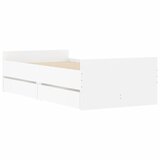  Okvir kreveta s ladicama bez madraca bijeli 90x200 cm | Eponuda.ba