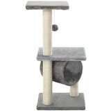  Penjalica za mačke sa stupovima za grebanje od sisala 65 cm siva | Eponuda.com