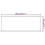  Okomita tenda terakota 140 x 600 cm od tkanine Oxford | shoptok.hr