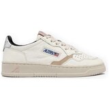 Autry Nizke superge Medalist Low Leather W - White/Silver/Pink Bela Cene
