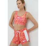 LaBellaMafia Top in kratke hlače za trening Psycle Waves ženski, roza barva