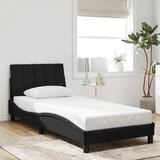  Okvir za krevet bez madraca Hanko crni 90x190 cm baršunasti | shoptok.hr