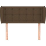  Vzglavje z ušesi temno rjavo 83x23x78/88 cm blago, (20737471) | Shoptok.si