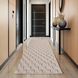 Ay Yildiz RAVNO TKANA PREPROGA HELIX 80/250 cm tkano bež | Shoptok.si