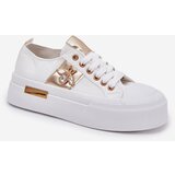 Boto Women's Platform Sneakers With Decorative Detail White Annisae | shoptok.hr