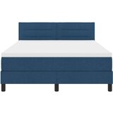 Box Spring Krevet s Madracem Plavi 140x190 cm Tkanina | shoptok.hr