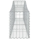  Lučne gabionske košare 4 kom 200x30x40/60 cm pocinčano željezo | shoptok.hr