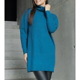 Gemre Long dark blue soft turtleneck sweater Kali | shoptok.hr