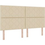 vidaXL Krevet s kutijom s madracem i klupom krem 180x200 cm tkanina | shoptok.hr