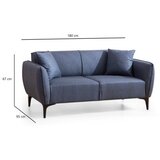 Artie Dvosjed Belissimo 180x67x95cm Plava | Eponuda.ba
