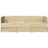  Dnevni krevet s ladicama bez madraca boja hrasta 100x200 cm | Eponuda.com
