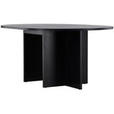 Venture Home okrugli rastezljivi blagovaonski stol Strada ⌀120 cm, crna | shoptok.hr