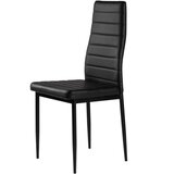 Modern Home Modernhome set od 4 stolice za dnevni boravak - crne | shoptok.hr