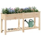  Vrtna saksija Bež 161,5 x 45 x 76,5 cm Čvrsto drvo jele | shoptok.hr