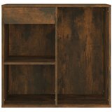 Kozmetički ormarić dimljeni hrast 80x40x75 cm konstruirano drvo | shoptok.hr