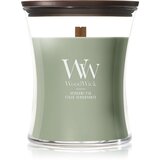 WoodWick Verdant Fig dišeča sveča z lesenim stenjem 275 g | Shoptok.si