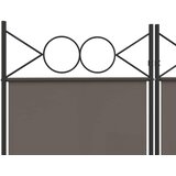 Sobna pregrada s 5 panela antracit 200x220 cm od tkanine | Eponuda.com