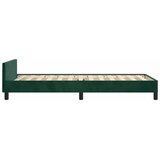  Okvir za krevet bez madraca tamnozeleni 90x190 cm baršunasti | shoptok.hr