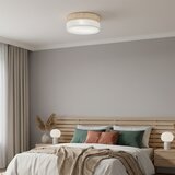  stropno svetlo sirja double boho 2xE14/15W/230V prečnik 35 cm bež/bela | Eponuda.com