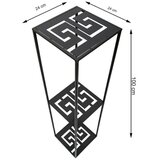  Stalak za cveće 100x24 cm, crne boje | Eponuda.com