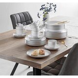 Seltmann Weiden KOMBINIRANI SERVIS Lido Black Line porcelan | Shoptok.si