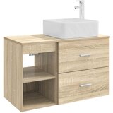  Set namještaja za kupaonicu 2 pcs Hrast sonoma | Eponuda.ba