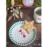 Bloomingville Bijeli desertni tanjur s božićnim motivom od kamenine ø 16 cm Yule – | shoptok.hr