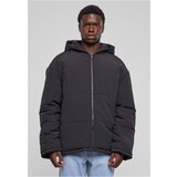 Urban Classics Men's Block Puffer Hooded Jacket Black | shoptok.hr