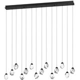 Eglo 390358 - led prigušiva visilica na lanku sindicat 14xLED/3W/230V crna/prozirna Cene