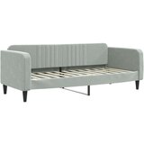 vidaXL dnevni krevet na razvlačenje svjetlosivi 80 x 200 cm baršunasti | shoptok.hr
