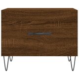  Stolić za kavu smeđa boja hrasta 50x50x40 cm konstruirano drvo | shoptok.hr