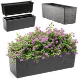 KADAX balkonski lonček za rože z vstavljivim stojalom za ograjo 19x56 cm, (5000353431) | Shoptok.si