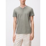 Reserved Henley majica slim fit - svjetlomaslinasto | shoptok.hr