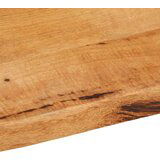 Stolna ploča 120x60x3 8cm od masivnog drva manga sa živim rubom | shoptok.hr