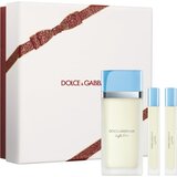 Dolce & Gabbana Light Blue EDT Trio Gift Set darilni set za ženske Cene