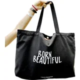 Bombažna vrečka BORN BEAUTIFUL XL - 1 kos