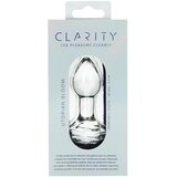 Clarity Utopian Bloom - stekleni analni čep (prozoren) | Shoptok.si