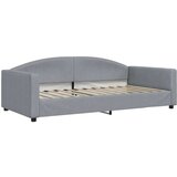  Dnevni krevet s madracem svjetlosivi 100 x 200 cm od tkanine | shoptok.hr